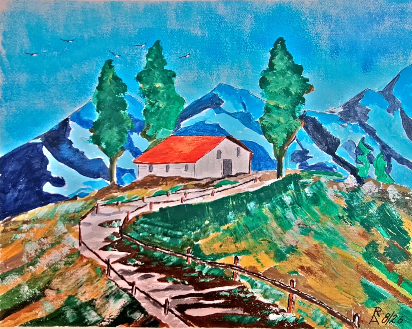 Auf dem Weg zur Alm — Arnold Rauchnagl
