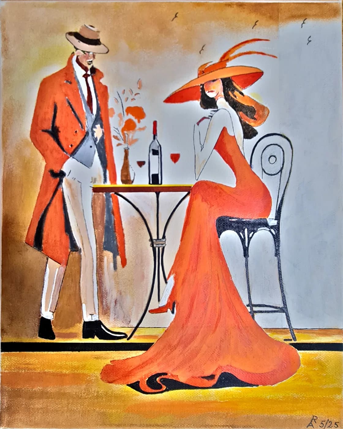 Begegnung in Rot — Arnold Rauchnagl