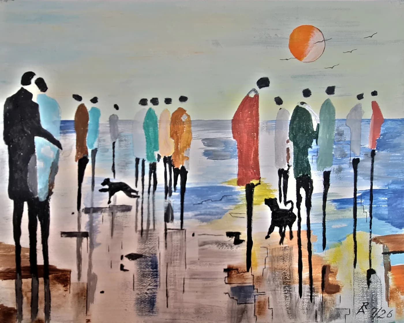 Begegnungen am Wasser — Arnold Rauchnagl