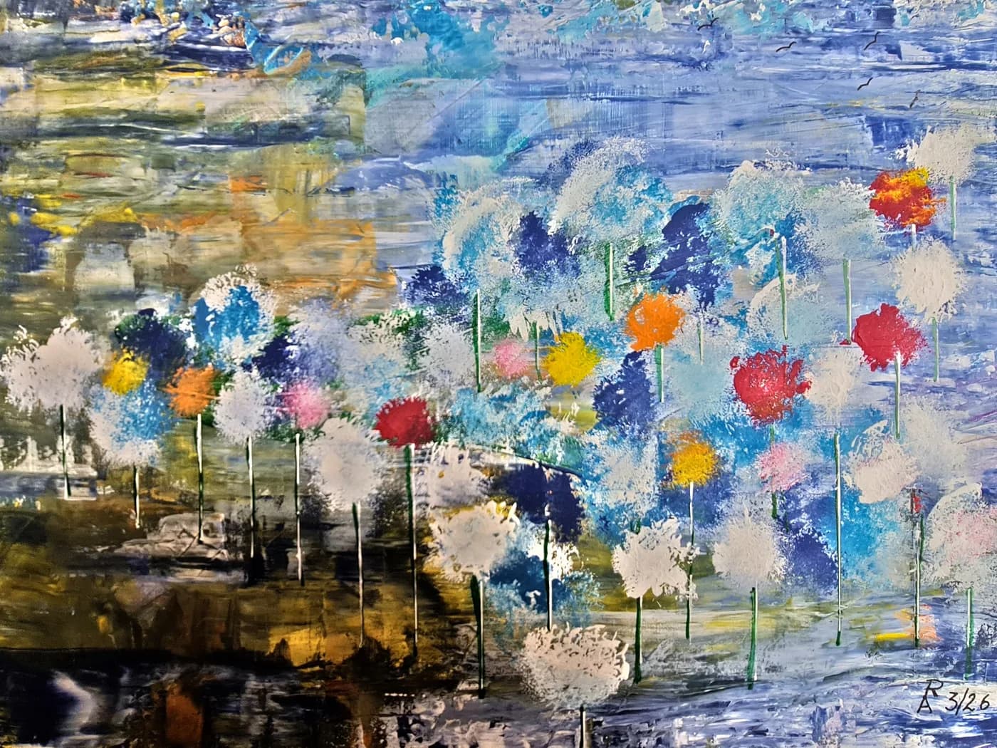 Blüten im blauen Licht — Arnold Rauchnagl