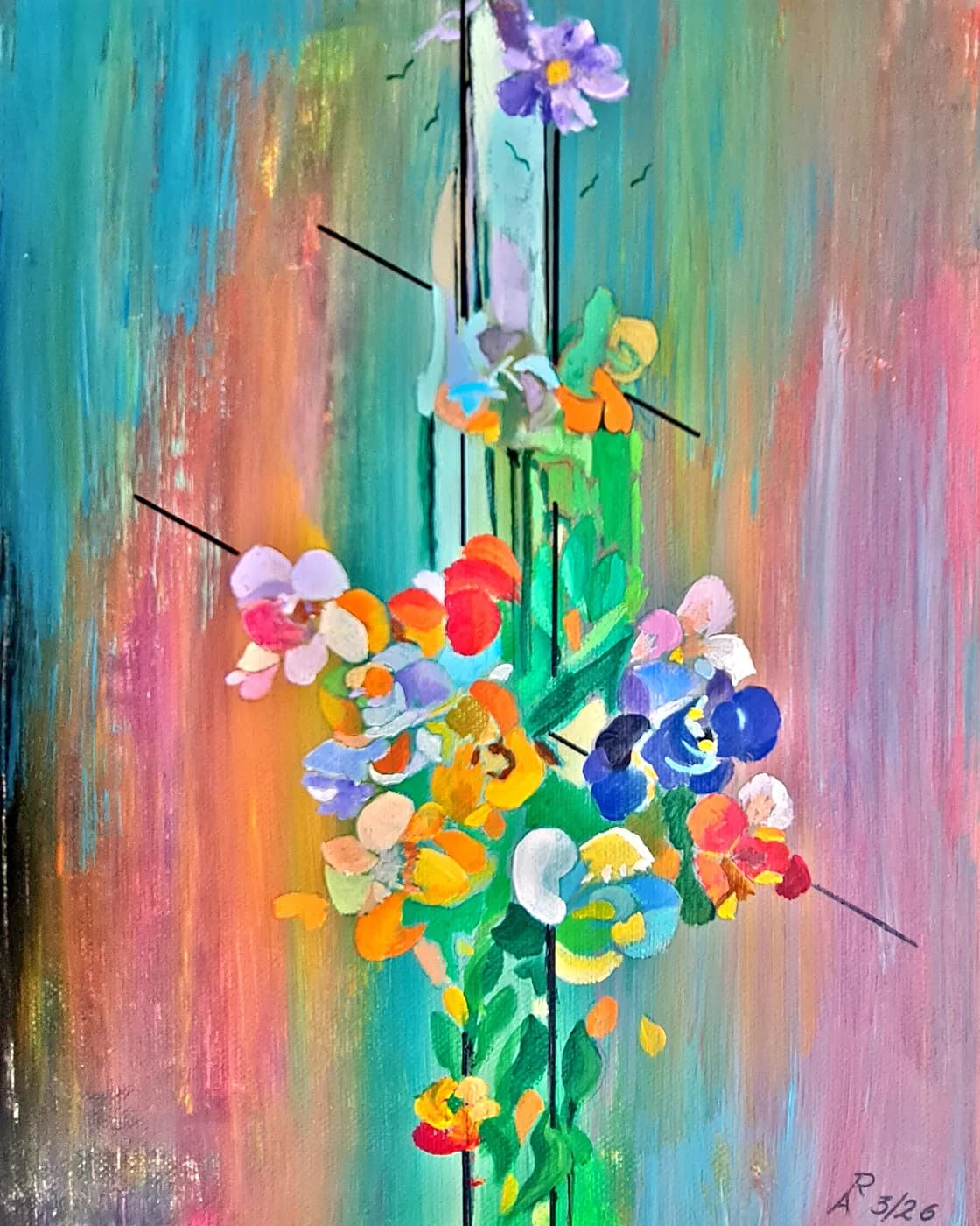 Blüten im Farbstrom — Arnold Rauchnagl