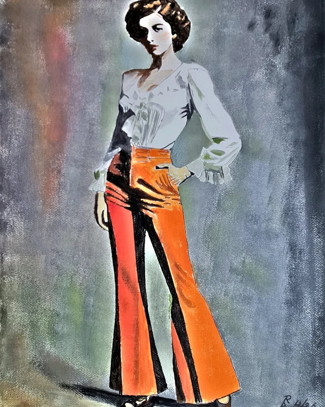 Haltung in Orange — Arnold Rauchnagl