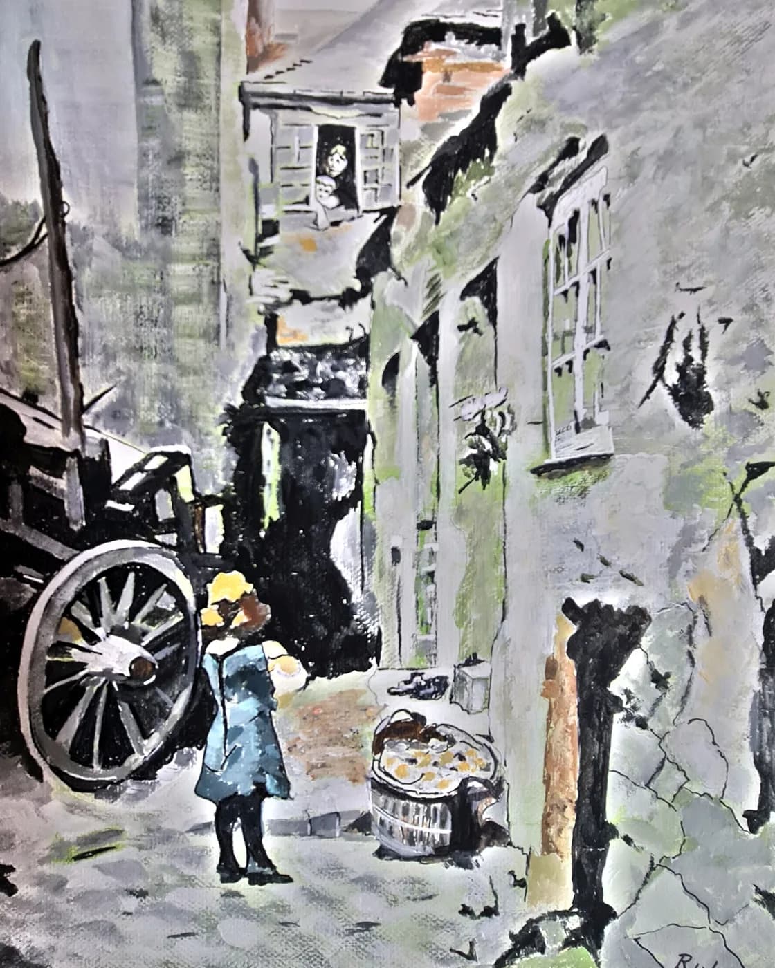 Kind in der Gasse — Arnold Rauchnagl