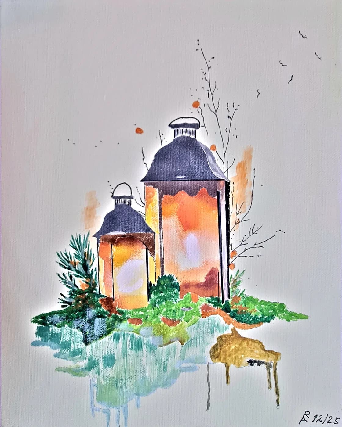 Licht im Wintergrün — Arnold Rauchnagl