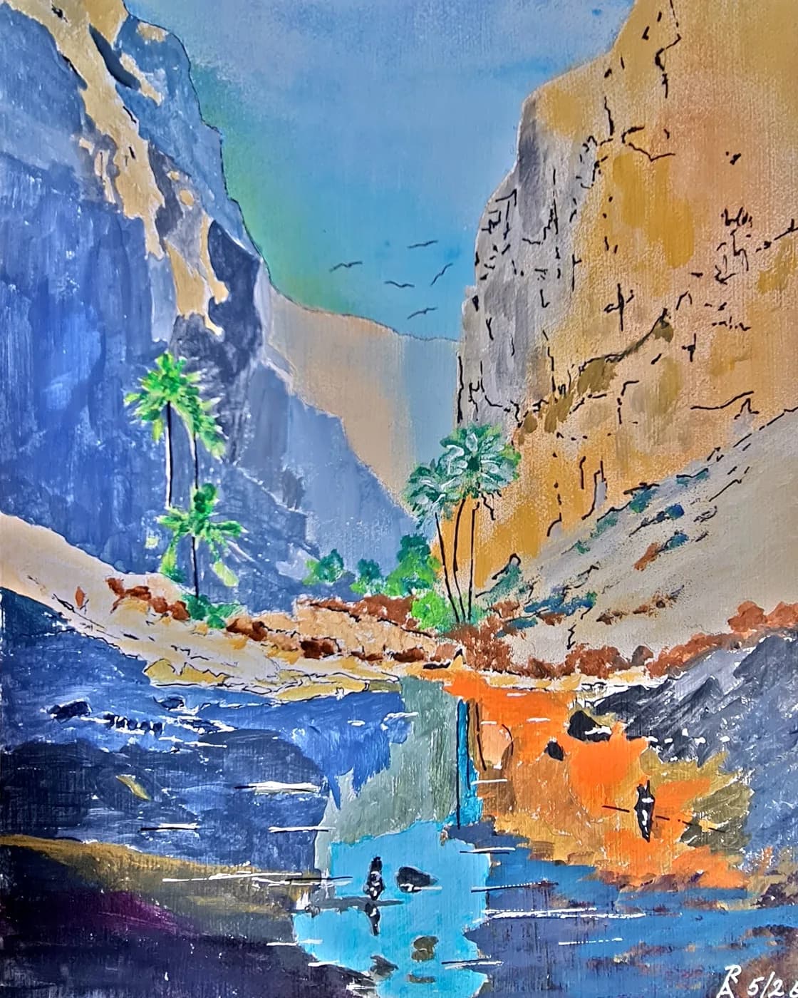 Licht zwischen Felswänden — Arnold Rauchnagl
