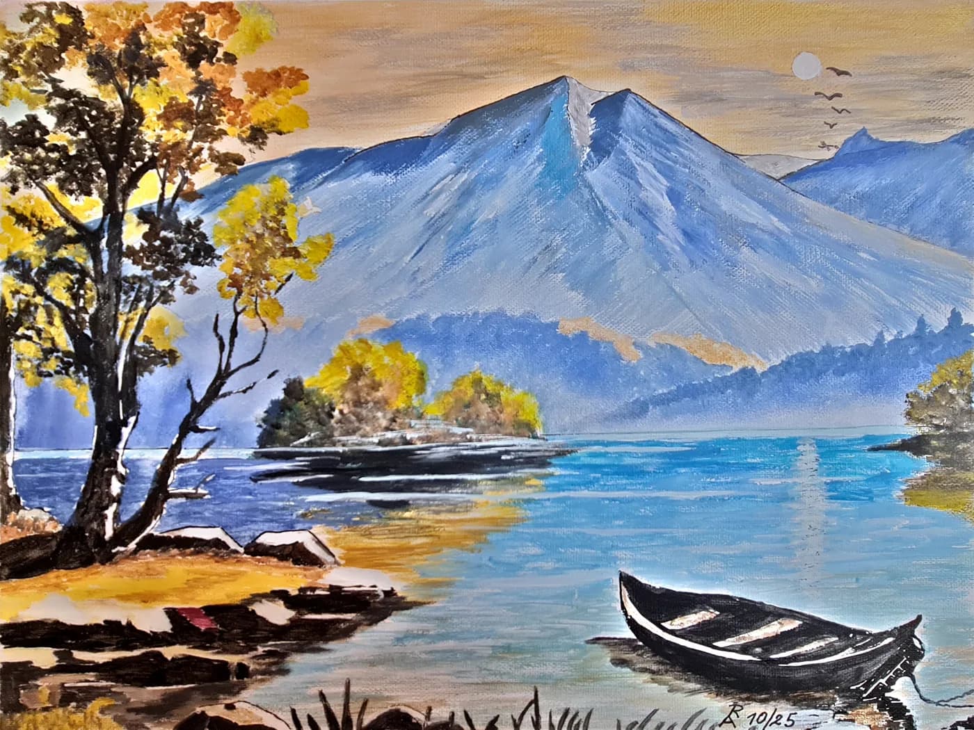 Boot am blauen Berg — Arnold Rauchnagl