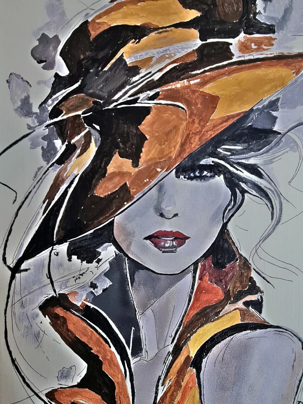 Die Dame mit dem goldenen Hut — Arnold Rauchnagl