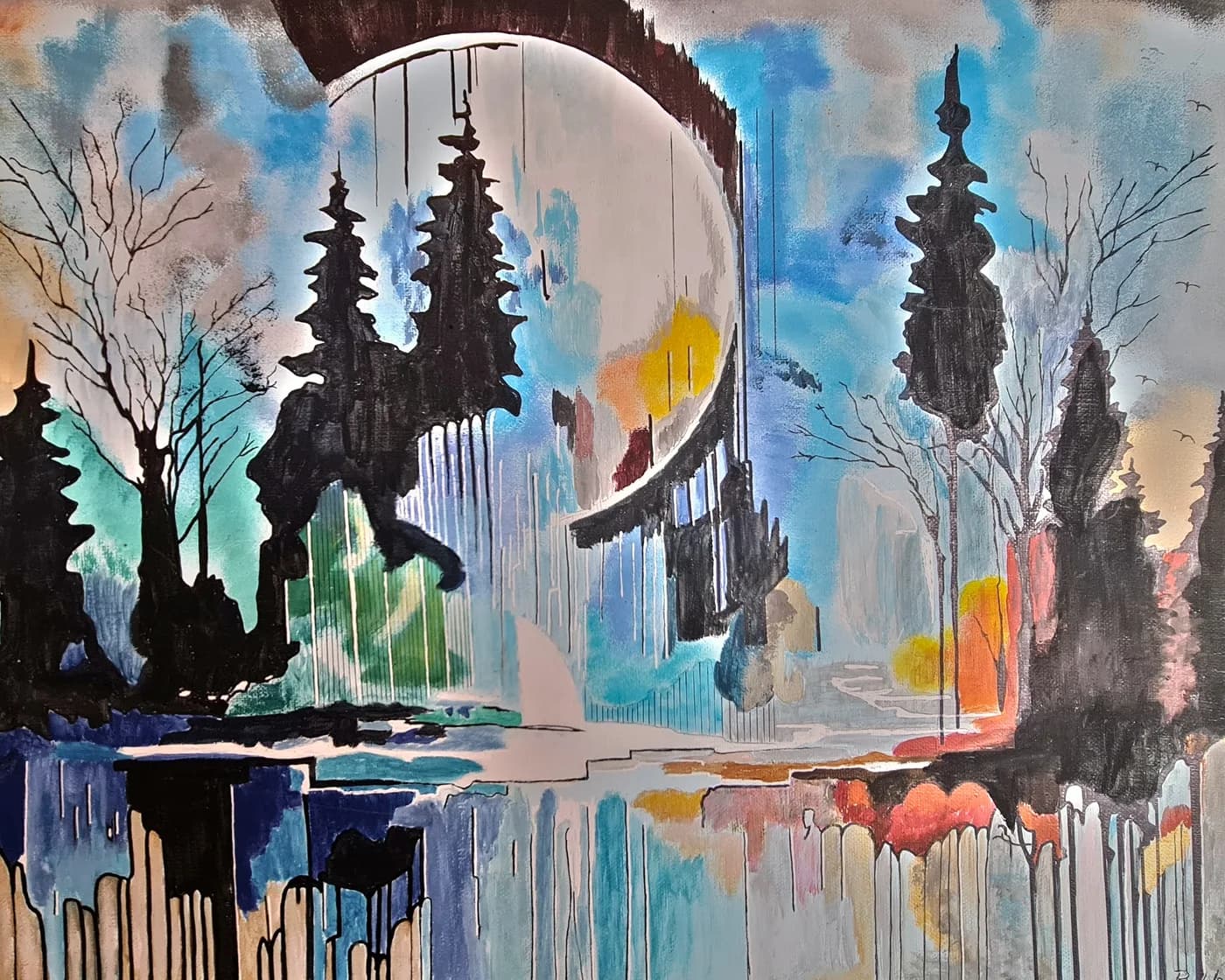 Wald im blauen Licht — Arnold Rauchnagl