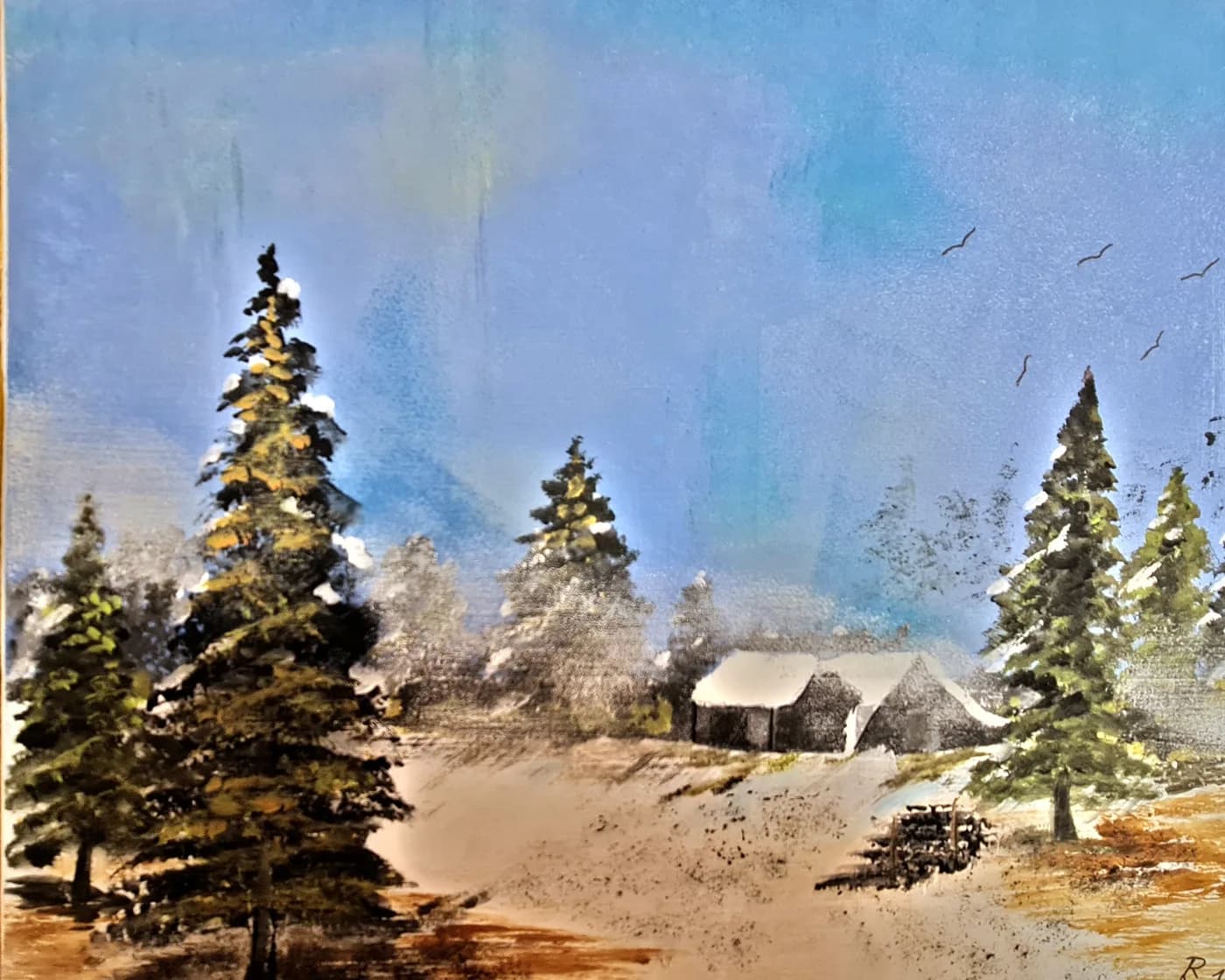 Winterstille am Waldrand — Arnold Rauchnagl